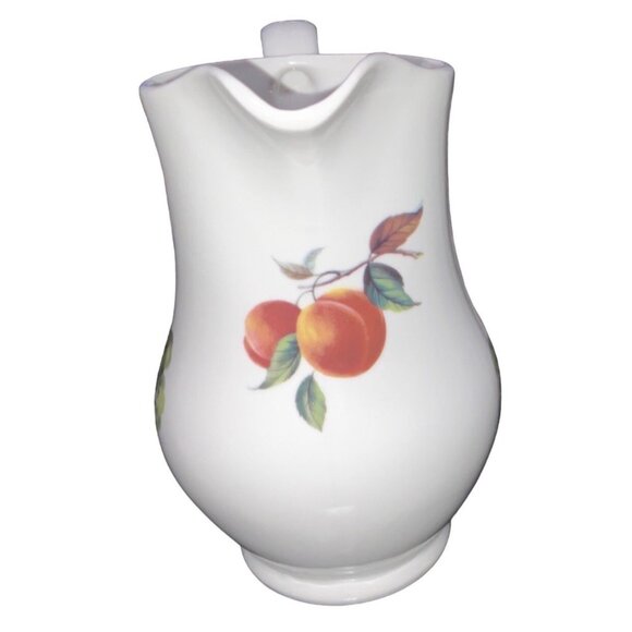 B.I.A Cordon Bleu Ceramic Pitcher With Catherine Red Cherry & Green Grape Design - Picture 4 of 7
